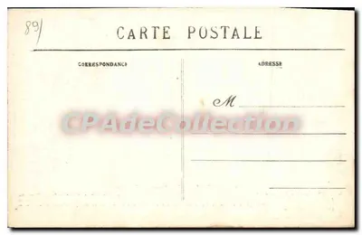 Saint-Aubin-Cézy (Yonne) — Zasuwka — kolekcja J. D. Sens — Rewers