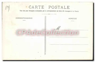 Saint-Aubin (Yonne) - Zamek Frauville - Park i Zbiornik Wodny — Rewers