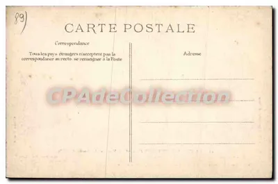La Celle-Saint-Cyr (Yonne) — Widok na brzegi Vrin — Rewers
