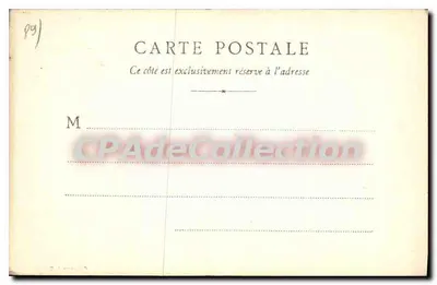 Mały widok Porty Auxerroise w Avalonie — rzeźbiona przez M. Pons — kolekcja J. D. Sens — Rewers