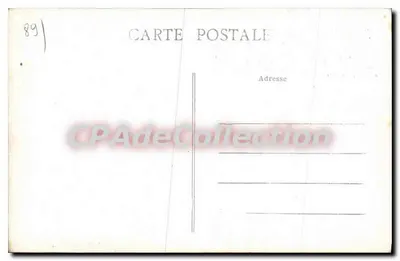 Villevallier — Brzegi Yonne — 25. seria — Kolekcja J. De Cens — Rewers