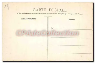 Stare Auxerre — Widok Wieży Godzinnej, wyd. Toulot, n° 309 — Rewers