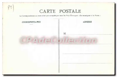 Auxerre starsze — Widok Wieży Godziny, widok z Placu Muzeum — Wydawnictwo Toulon, Auxerre, N° 5 — Rewers