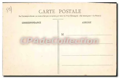Drzwi Eglény, starożytny Auxerre — wydawca Toullet, nr 304 — Rewers