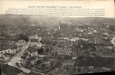 Saint-Julien-du-Sault (Yonne) — Vista Geral — Edição M. Sans