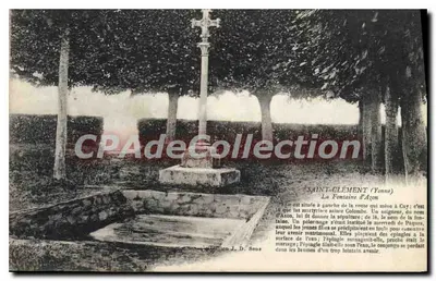 Saint-Clément (Yonne) — A Fonte d'Azon — Edição J. D. Sous