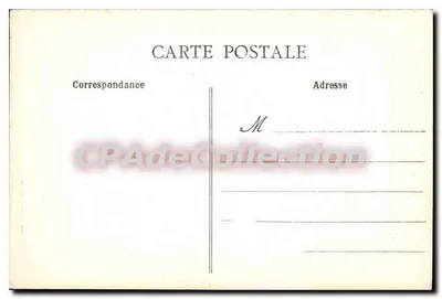 Druyes (Yonne) — Stary Zamek i stary Most — rysunek autorstwa Victora Petit, wydawca J.-D. Sens, n°30 — Rewers