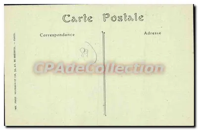 Pontigny (Yonne) — Ruínas da Antiga Capela (Século XII) — Editor Toulof, Auxerre — Verso