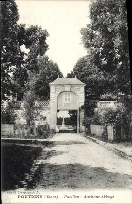 Poutigny (Yonne) — Pavilhão — Antiga Abadia — cliché Lespagnol A.