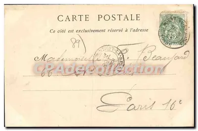 Auxerre — Ogólny widok z mostu Tournelle — Zbiory ND. Fot. — Rewers