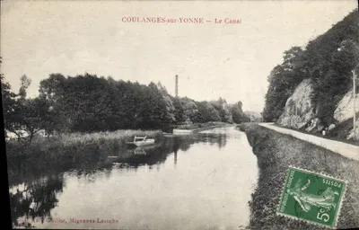 Coulanges-sur-Yonne — O Canal — Editor Guillot, Migennes-Laroche