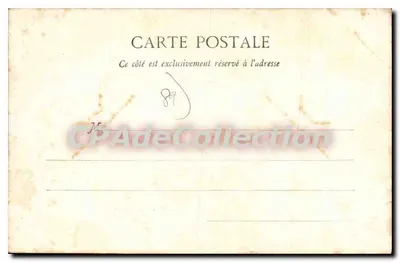 Bléneau - O Castelo — visão do castelo e do rio, editor M. Léon, fot. 441, Bléneau (Yonne), Série 1 — Verso