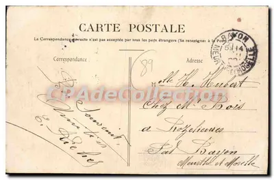 Bléneau (Yonne) — Schloss Lamothe-Jarry — L. Finoux, Verlag, Bléneau (Yonne) — Rückseite