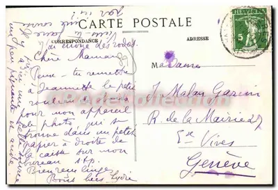 Os Pontes de LAROCHE e de CHARMOY — n° 175 — Editor Hop, Ed. B. H. (Paris) — Verso