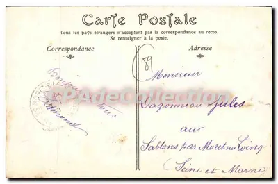 AUXERRE. — Bulwar Vaulabelle — Toulot, wydawca — Rewers