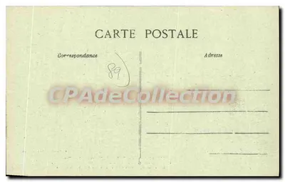 Quarré-les-Tombes (Yonne) — Les Tombes — A. Duciel, editor, Saulieu — Verso