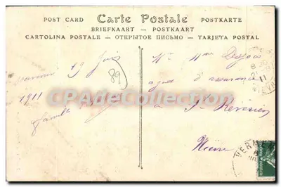 Jaskinia Czarodziejek, widok — Francja — wydawca nieznany — Rewers