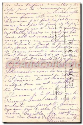 Villeneuve-sur-Yonne — A Torre Grande antes da restauração — Coleção D. à Sens — Verso