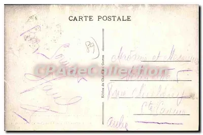Grotten van Arcy-sur-Cure (Yonne) — Het Kruisweg — Uitgave van Chalet des Grottes — Achterkant