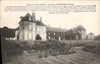 Castelo de Palteau — Comuna de Armeau (Yonne) — Coleção J. D. Sens