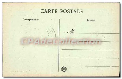 Castelo de Palteau — Comuna de Armeau (Yonne) — Coleção J. D. Sens — Verso