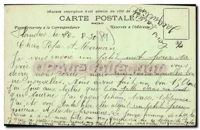 Villeneuve-sur-Yonne (Yonne) — Il Ponte. — Verso