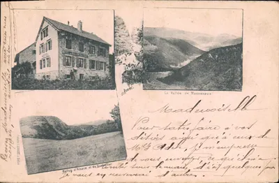 Hotel de Ballon d'Alsace e de Quebwiller — A Vale de Massevaux — O Rummel