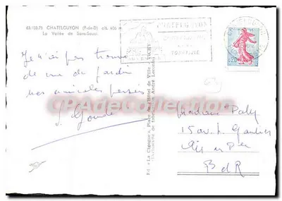 La Cligogne — Dolina Sans-Souci — Wyd. « La Cligogne » — Rewers