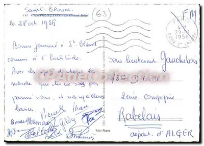 Saint-Blancard — Widok na Wielki Hotel — wydawca Réal-Photo, n° (54) — Rewers