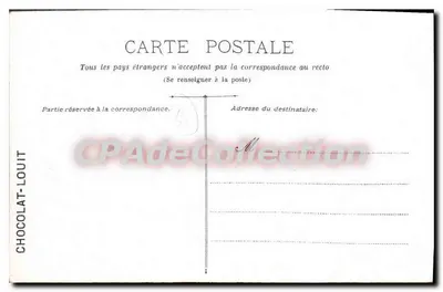Bayonne - O Addour e a Nive — Editada para o Chocolat-Louit — Verso