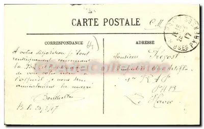 Biarritz — Regatas no Port-Vieux — LL. — N° 258 — Verso