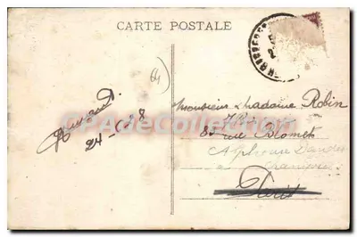 Hendaye (B. Pyr.) - Plac Débarcadère (Granica) i Fontarabie (Hiszpania) - M. D. — Rewers