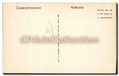 Hendaye — Hotel Eskualduna (Martinet, arq.) — LL — Verso
