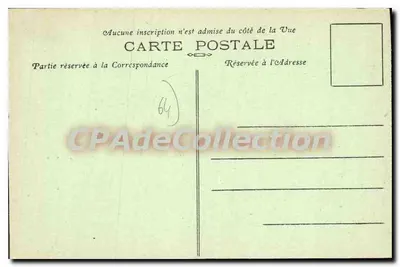 Cambo (B.P.) — Allée des Thermes — Fototipia Marcel Delboy, Bordeaux — Verso