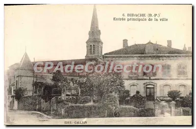 Bidache (B.P.) — Entrée principale de la ville — Edit. Callian, n°6