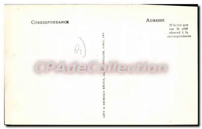 Bayonne — La Place Saint-Esprit — Éditeur Lévy & Neurdein, n° 30 — Verso