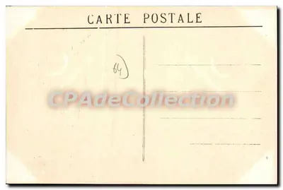 PAU — Stacja Funicularu i Aleja Léon-Say — Wydawnictwo Galeries Modernes, n°16 — Rewers