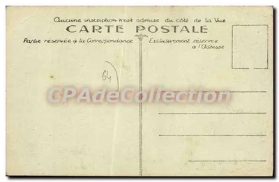 Sanatório de Cambo — Cambo (B.-P.) — Fototipia Marcel Delboy, Bordeaux — Verso
