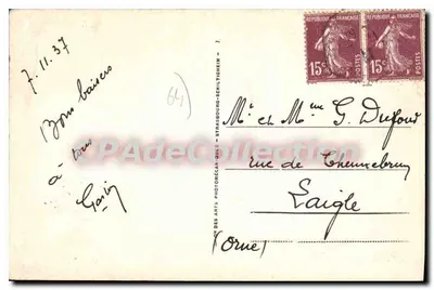 Hendaye — Widok w kierunku Fontarabie — ZRA 9 — Rewers