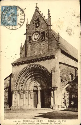 Morlaàs (B.P.) — A Igreja de Santa Foy — fundada no século XI por Bernard de Beuste