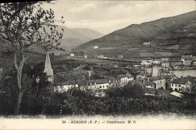 Béhobie (Espanha) — Panorama — Fototipia Marcel Delbouy, Bordeaux
