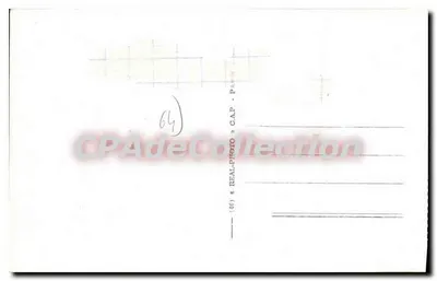 Biarritz — Vue générale de la Plage — C.A.P. n° 11 — Verso
