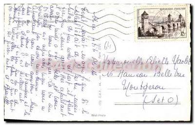 Guéthary — Lembrança de Guéthary — Réal-Photo — Verso