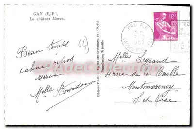 Gan (B.P.) — Zamek Marca — Wydawnictwo P.B.B. — Rewers