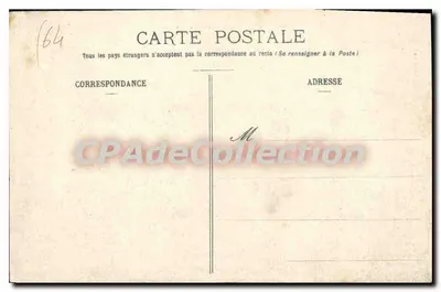 PAU - Hôtel de France - Fachada da Place Royale — Editor Emile Seitz — Verso