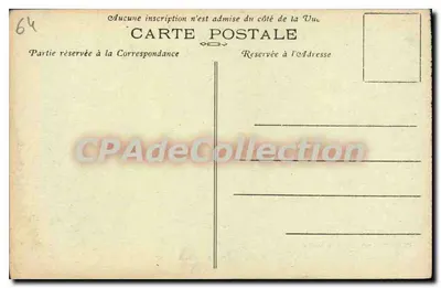 Sare (B-P.) — Rada Miejska i Katedra — Fototypia Marcel Delbey, Bordeaux — Rewers