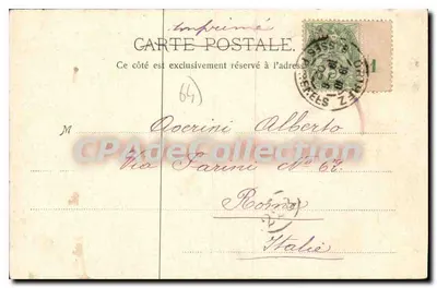 Bayonne (B.P.) — Porta do Réduit — G. Pondarré & fils, edição Orthez (B.P.) — Verso