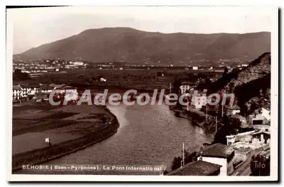 Behobie (Basses-Pyrénées). O Pont Internacional — Tito