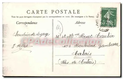Bayonne — A Cidadela — Os Pirineus — Editor desconhecido — Verso