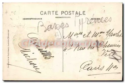 A Costa Basca - SAINT-JEAN-de-LUZ - A Praia — editor Bégo-type Gastréac (Gironde), n° 30 — Verso